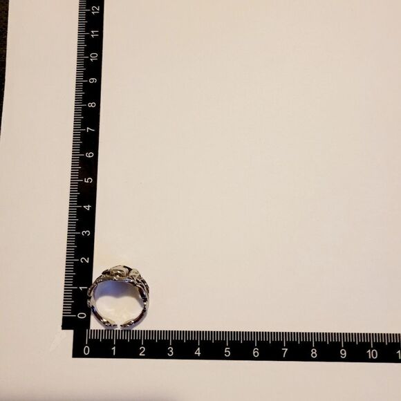 Brand New Silver Skull King Ring Adjustable Size - Picture 2 of 7